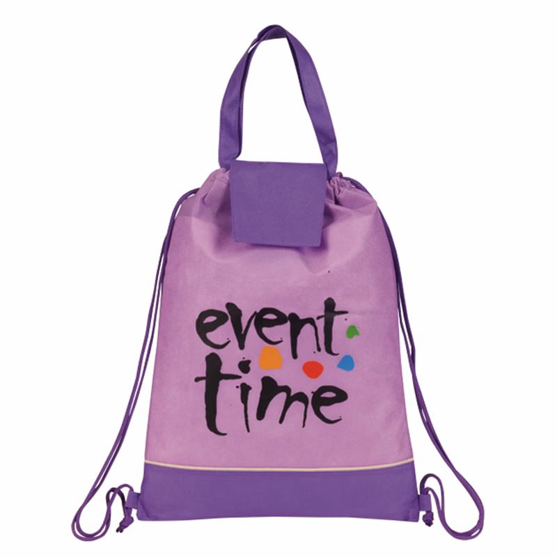 Polypropylene Two Way Drawstring Tote