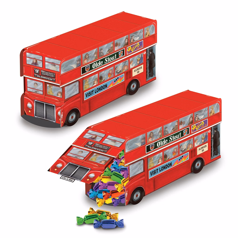 Double Decker Bus Centerpiece