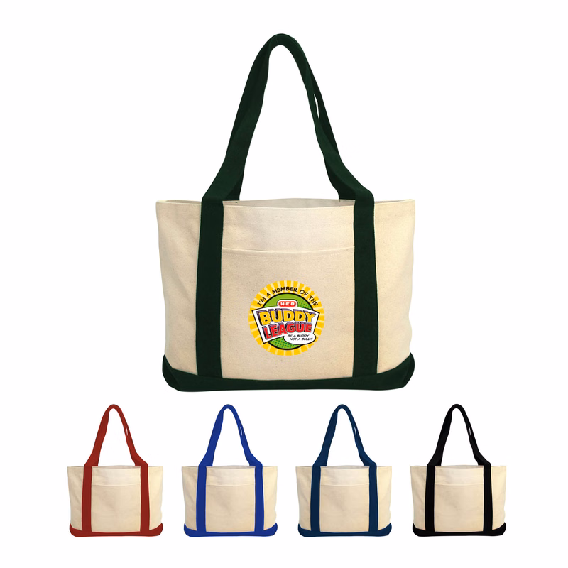Heavy Duty Medium 11 oz. Cotton Canvas Tote Bag Boat Bag