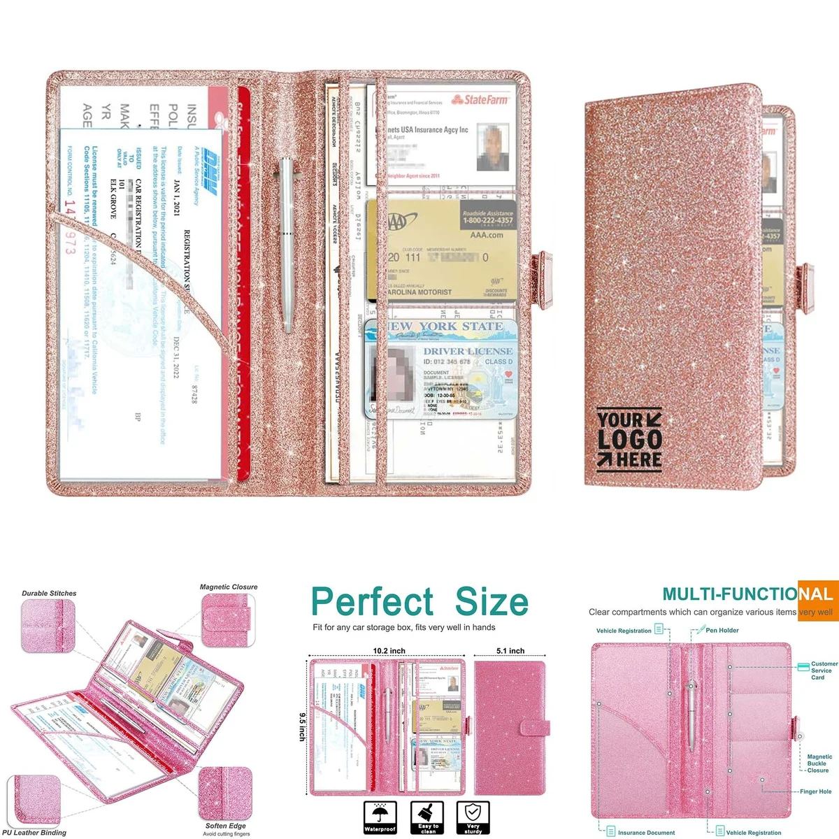 Cards Holder Car Sun Visor Organizer 1