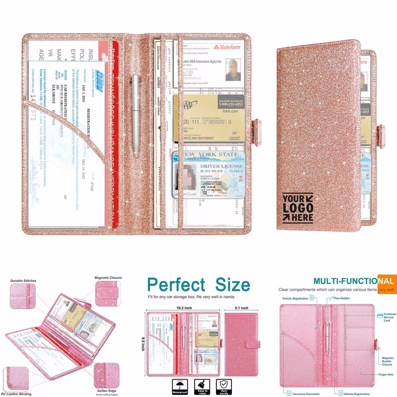 Cards Holder Car Sun Visor Organizer