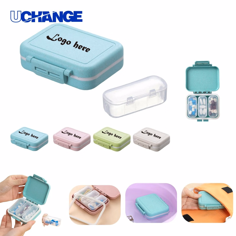 Eco-Friendly Medical Pill Box Organizer for Travel
