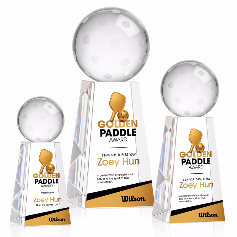 Pickleball VividPrint™ Award on Novita Base
