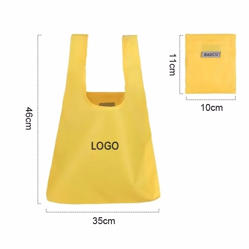 18.11 inch polyester foldable tote bag