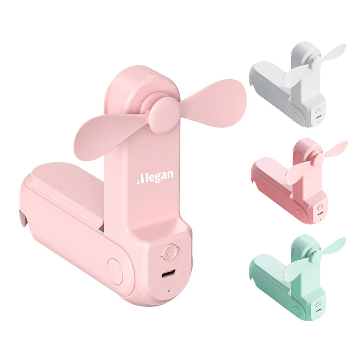 Creative Folding Handheld USB Charging Portable Mini Fan 1