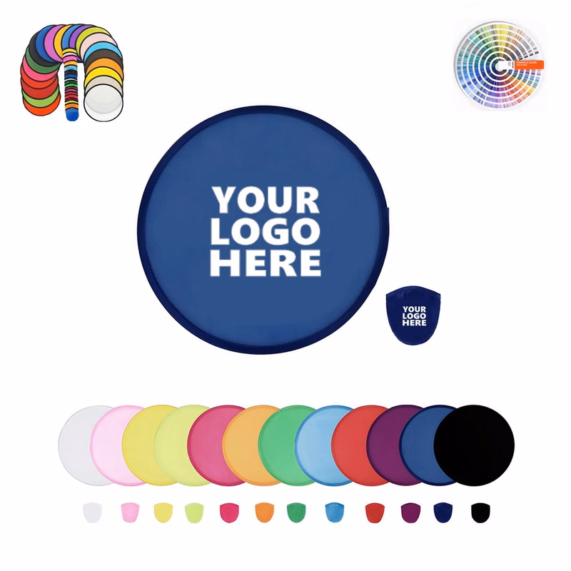 Advertising Flying Disc Fan With Pouch MOQ 100