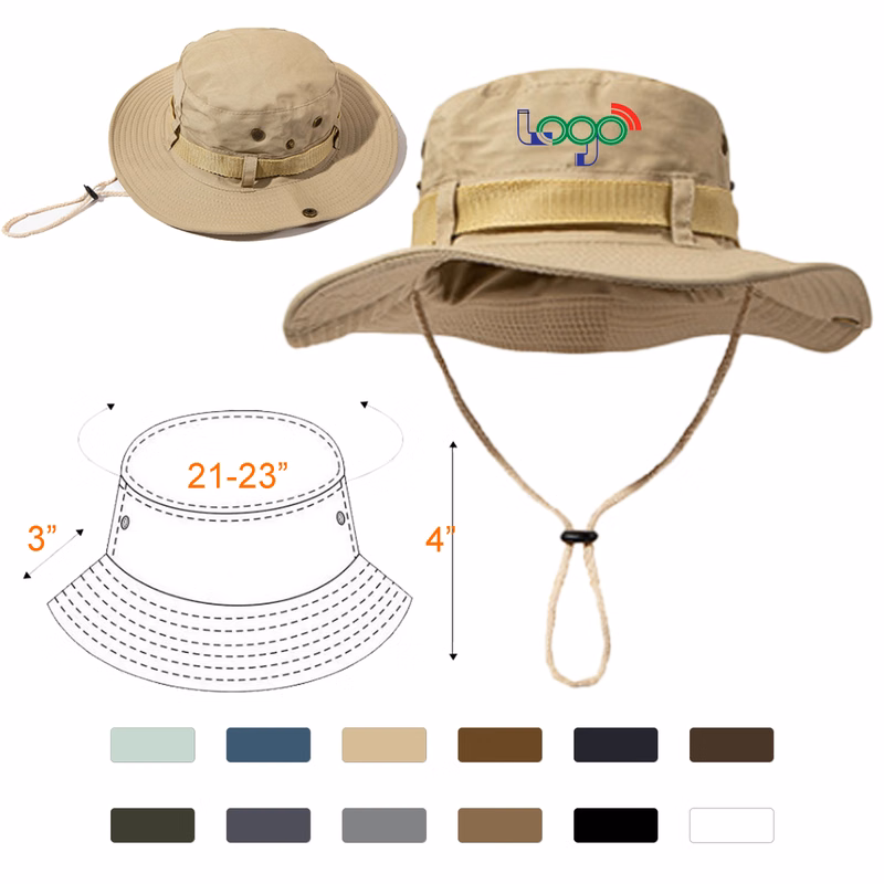 Wide Brim Hiking Bucket Hat