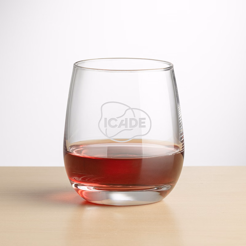 Salem Stemless Wine - Deep Etch