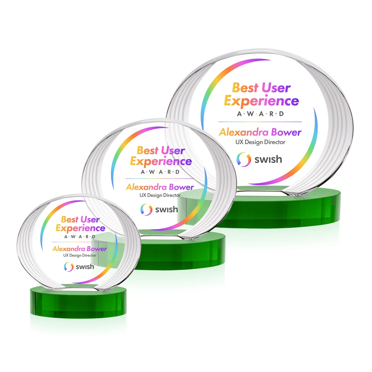 Sheraton VividPrint™ Award on Base - Green 1