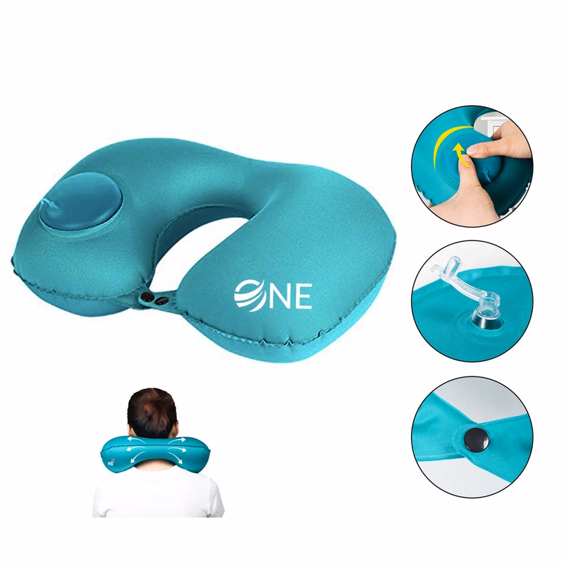 U-Shape Inflatable Neck Travel Pillow