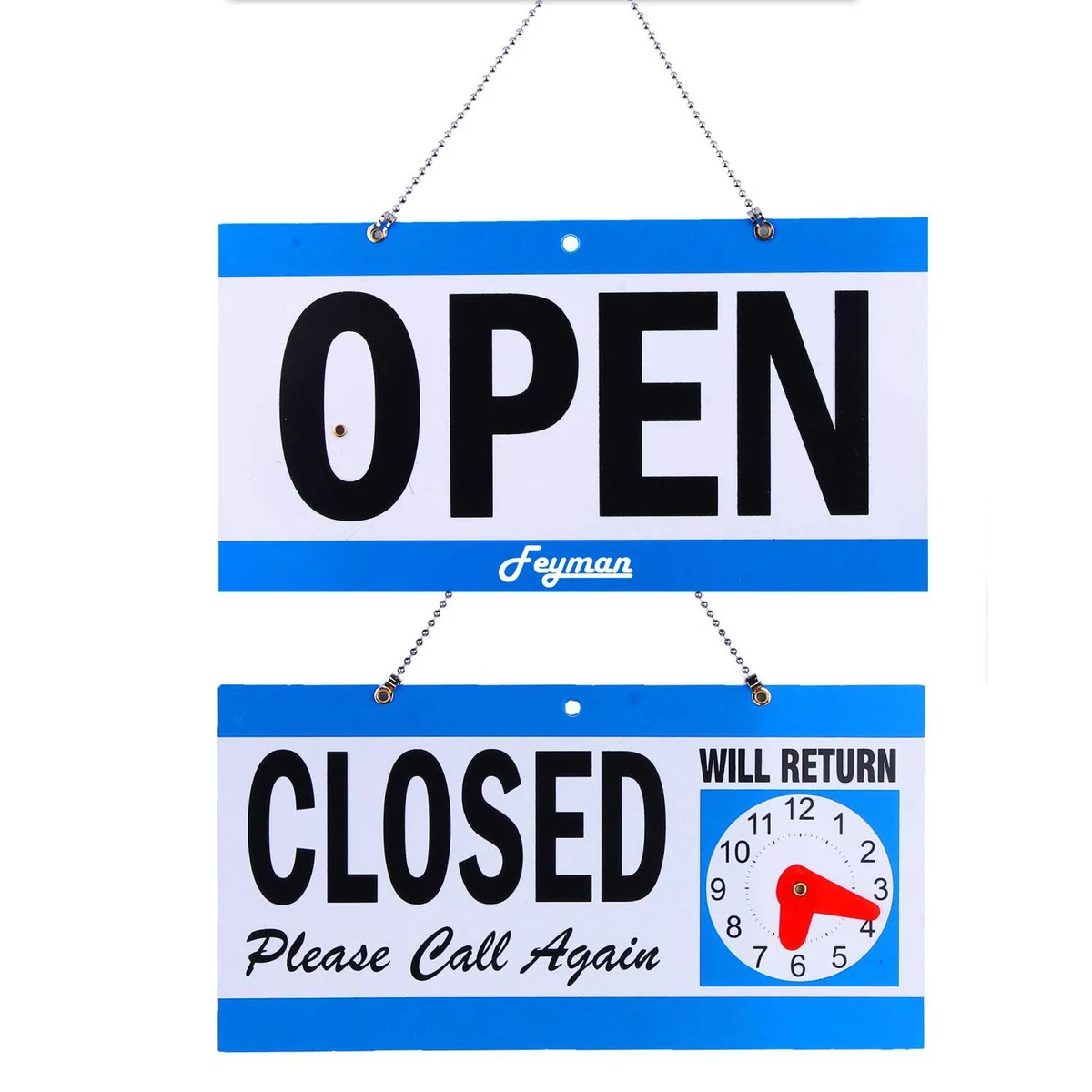 Plastic Business Hours Signs 1