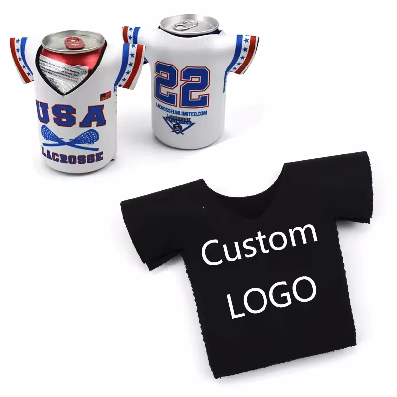 Neoprene t-shirt clothes can cooler holder