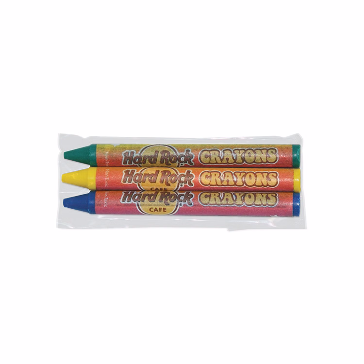 3 Pack Custom Crayons in Cello Wrapper