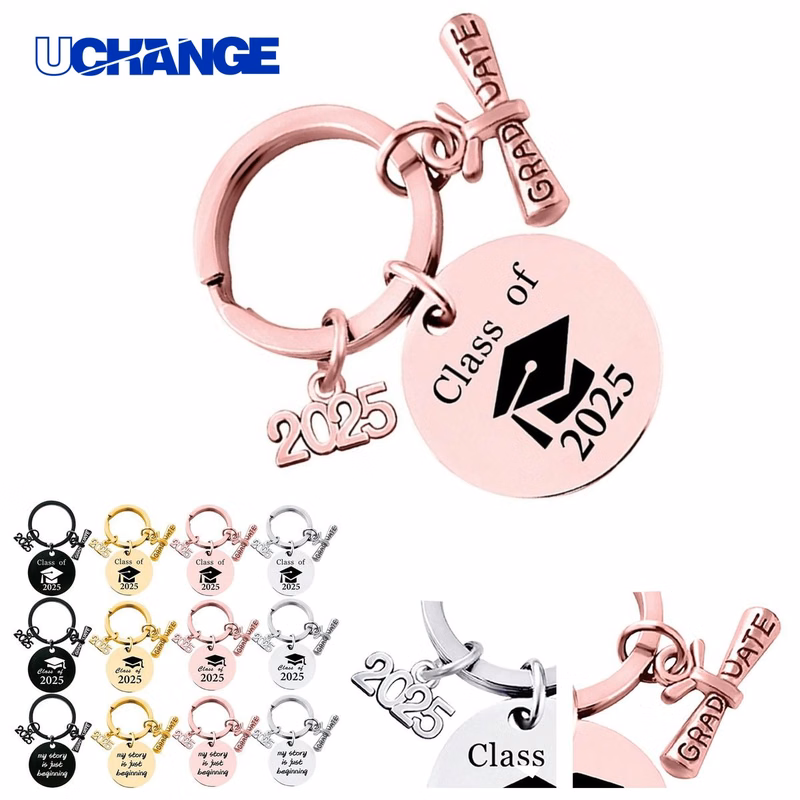 Stainless Graduation Gift Keychain Keepsake Rust Resistant