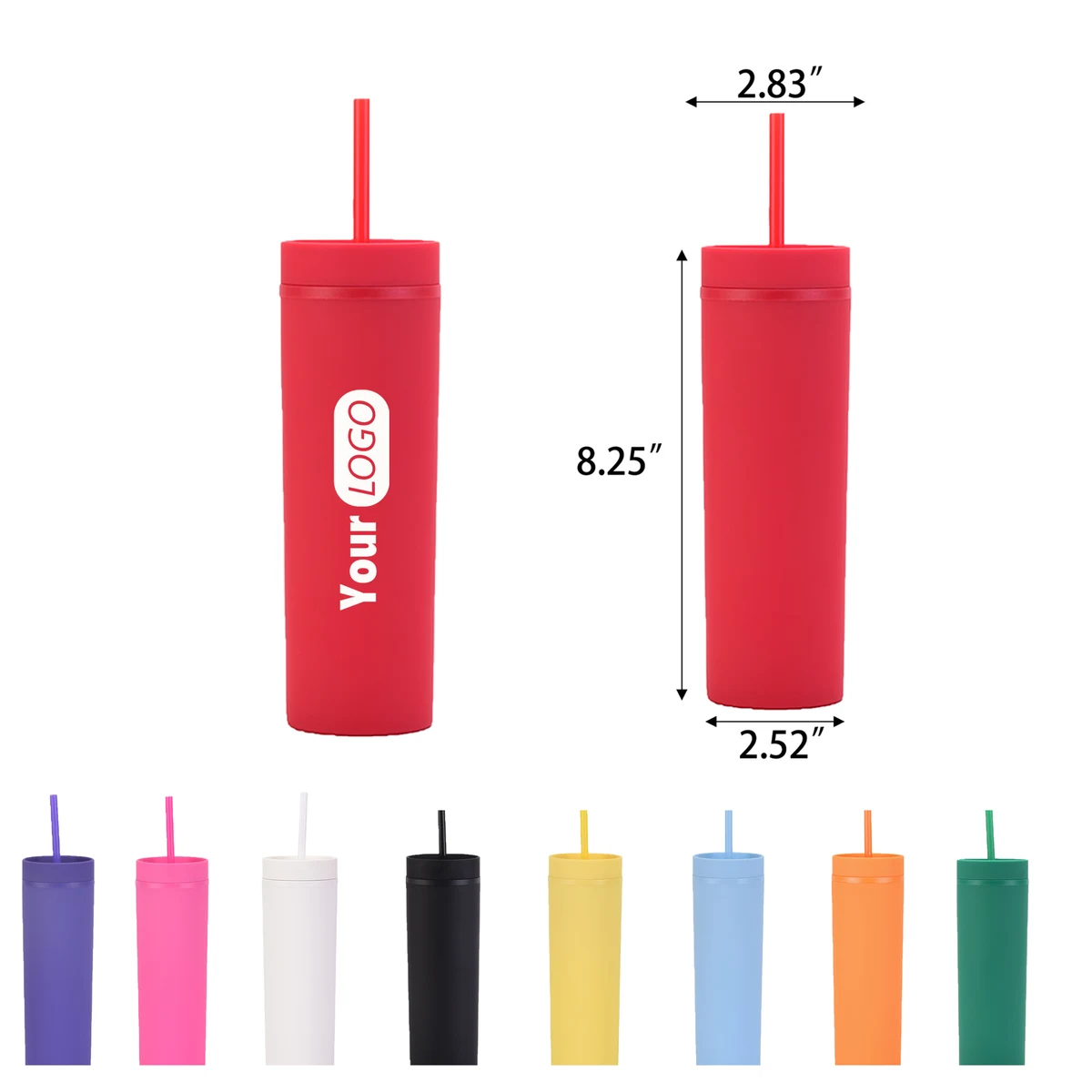 MOQ 100 Straight Straw Cup 1