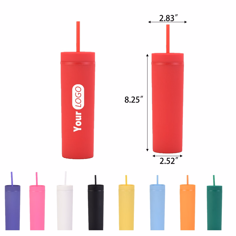 MOQ 100 Straight Straw Cup