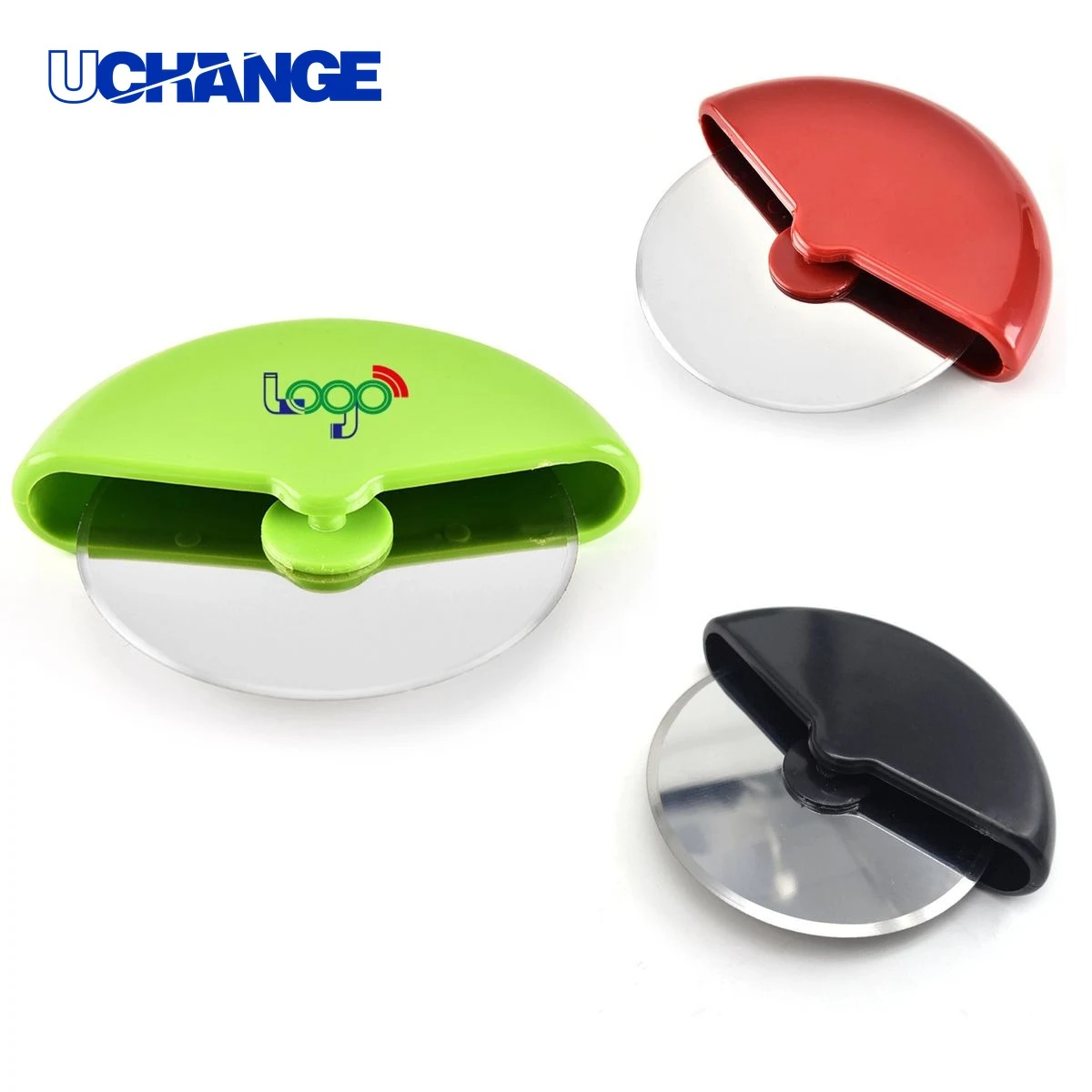Handheld Pizza Cutter with Stainless Steel Blade 1