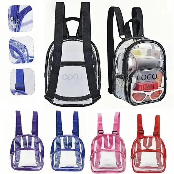 Waterproof Clear Mini Bag with Transparent Small Purse 1