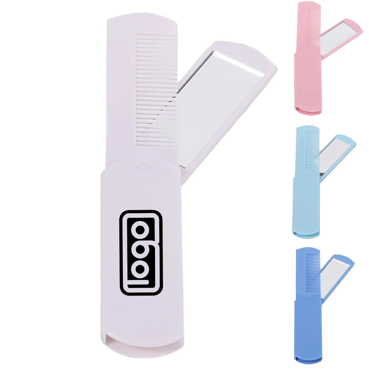 2-in-1 Foldable Mirror & Comb 1