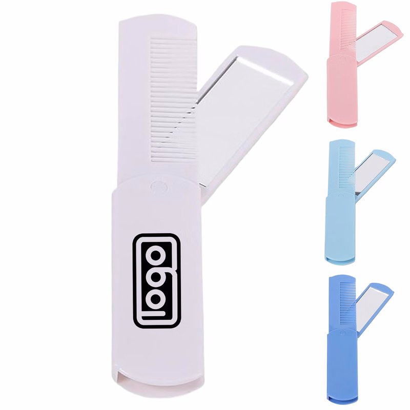 2-in-1 Foldable Mirror & Comb