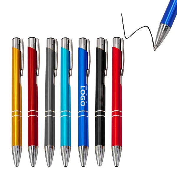 Retractable Metal Ballpoint Pens 1