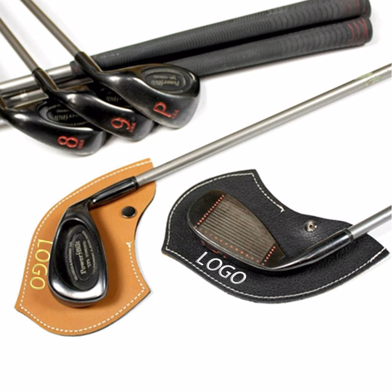 Leather Golf Club Cover Case