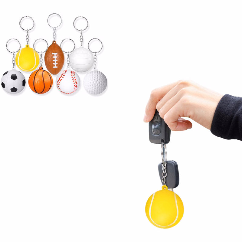 Portable Stress Ball Keychain Pendant for Bags