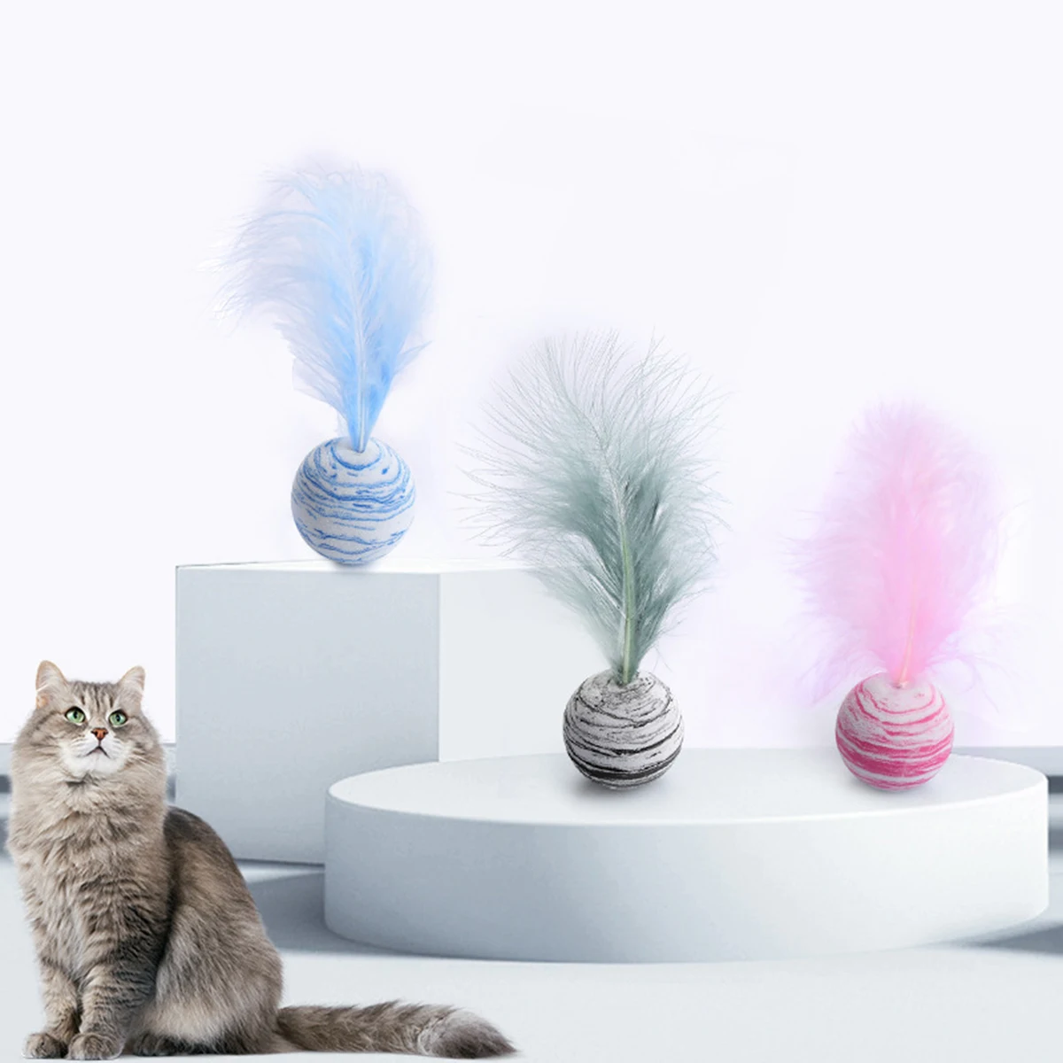 Rattle Ball Cat Toy 1