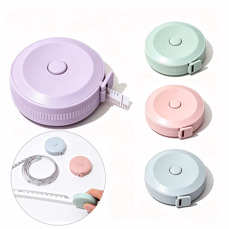 Pastel Retractable 60" Measuring Tape with Custom Logo Area