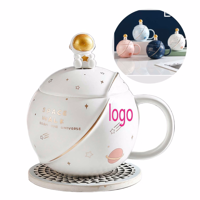 Creative Cartoon Couple Ceramic Cup Christmas Gift