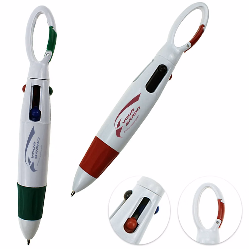 4-in-1 Multicolor Office School Retractable Ballpoint Pen