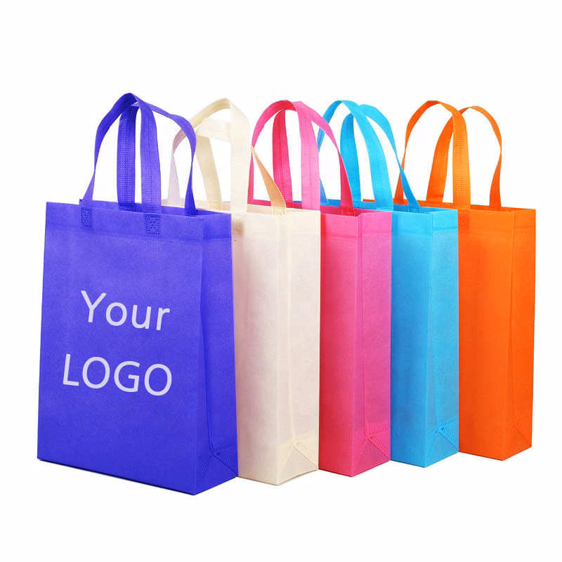 Heavy-Duty Jumbo Non-Woven Custom Tote Bag - 14"w x 16"h x 5"d