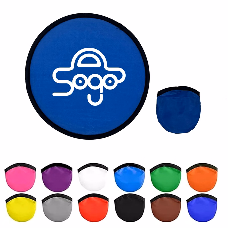 9.8" Folding Flying Disc With Pouch