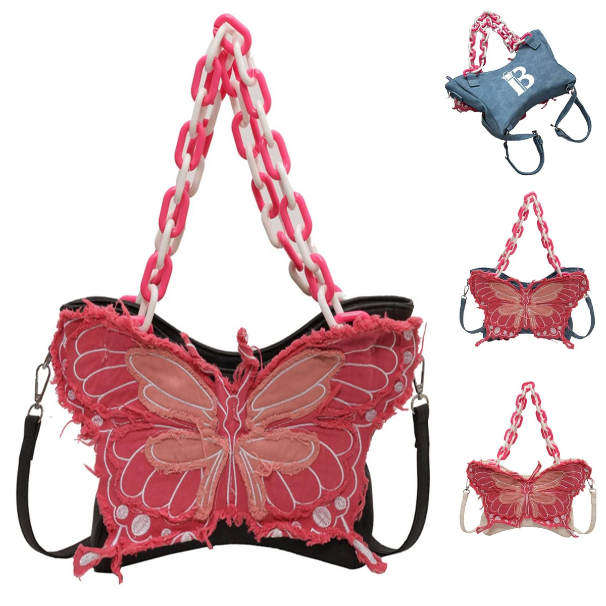 PU butterfly backpack/crossbody bag 1