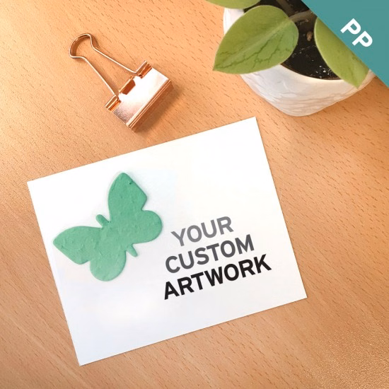 Single-Sided Small Eco Panel Card With Shape