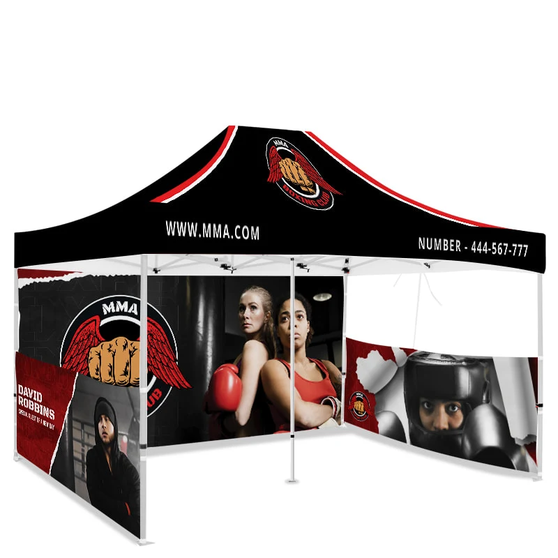 10ft X 20ft Full Color Pop Up Canopy Tents 1