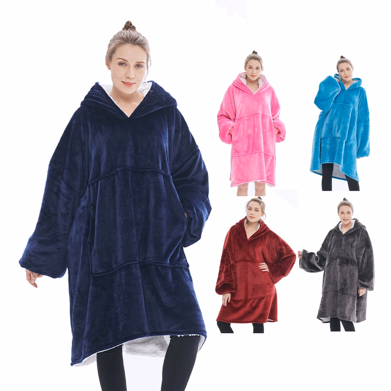 Oversized Flannel Double Sweatshirt