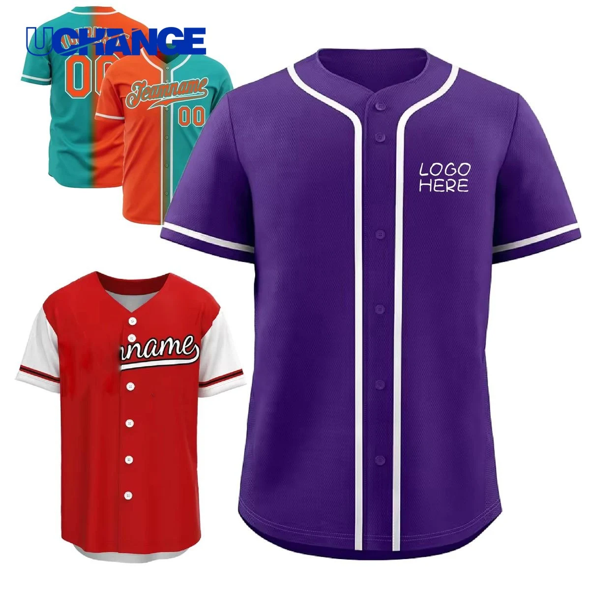 Short Sleeve Baseball Jersey 1