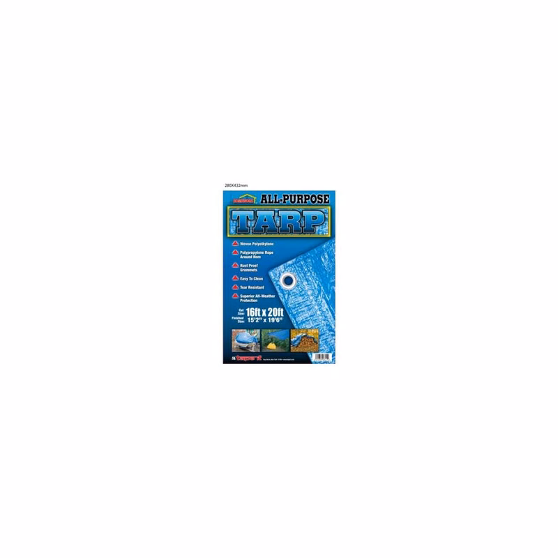 Blue Tarp - Polyethylene 16' x 20'