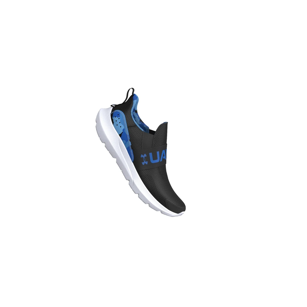 UA Surge 3 Slip Printed Boys' Pre-School Running Shoes, custom youth shirt with logo imprint 1