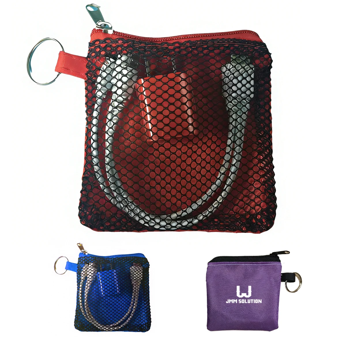 3 in 1 Car Charger Kit W/ Mesh Pouch 1