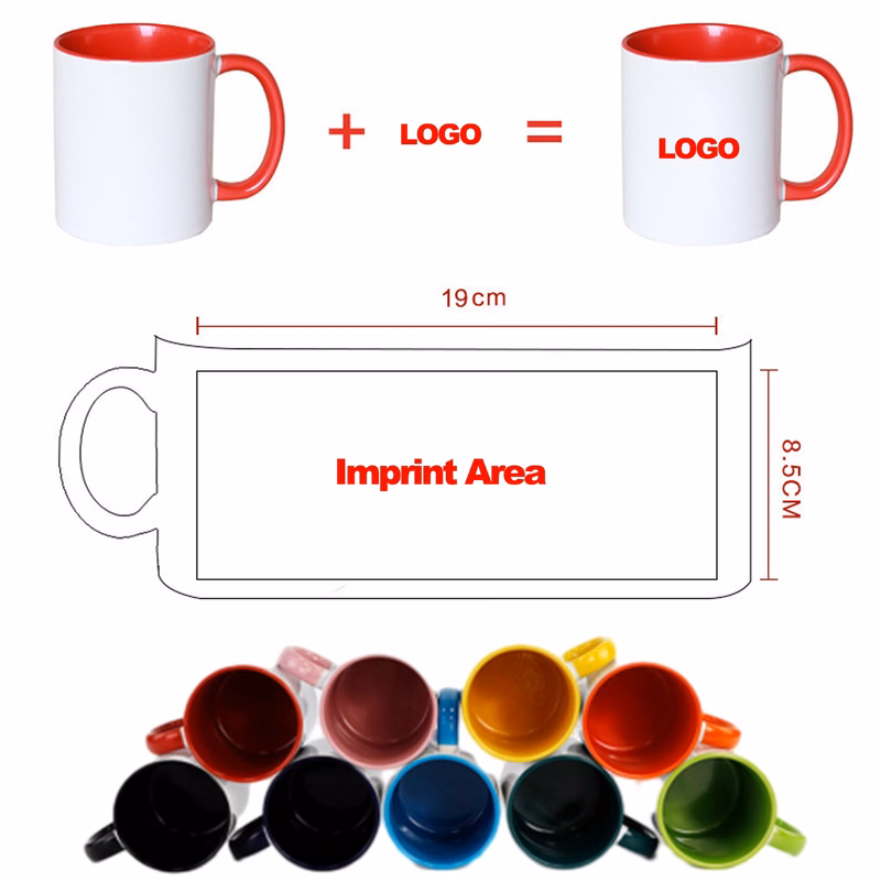 11 Oz Colour Coated Mug