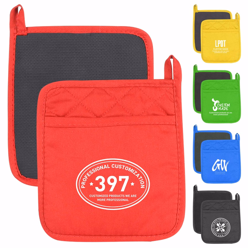 Pocket Pot Holders for Kitchen Heat Resistan