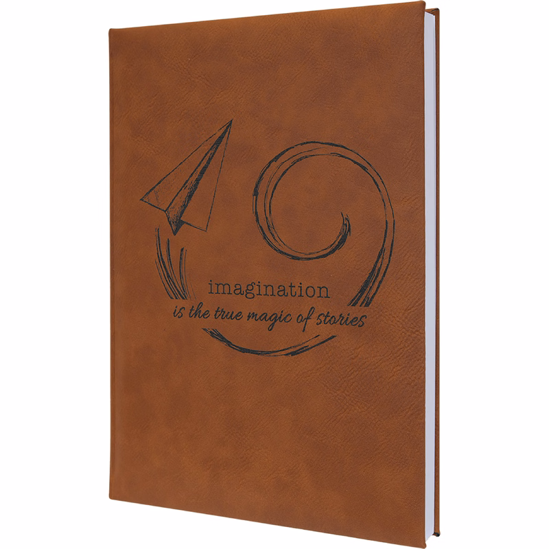 7" x 9" Rawhide Leatherette Journal