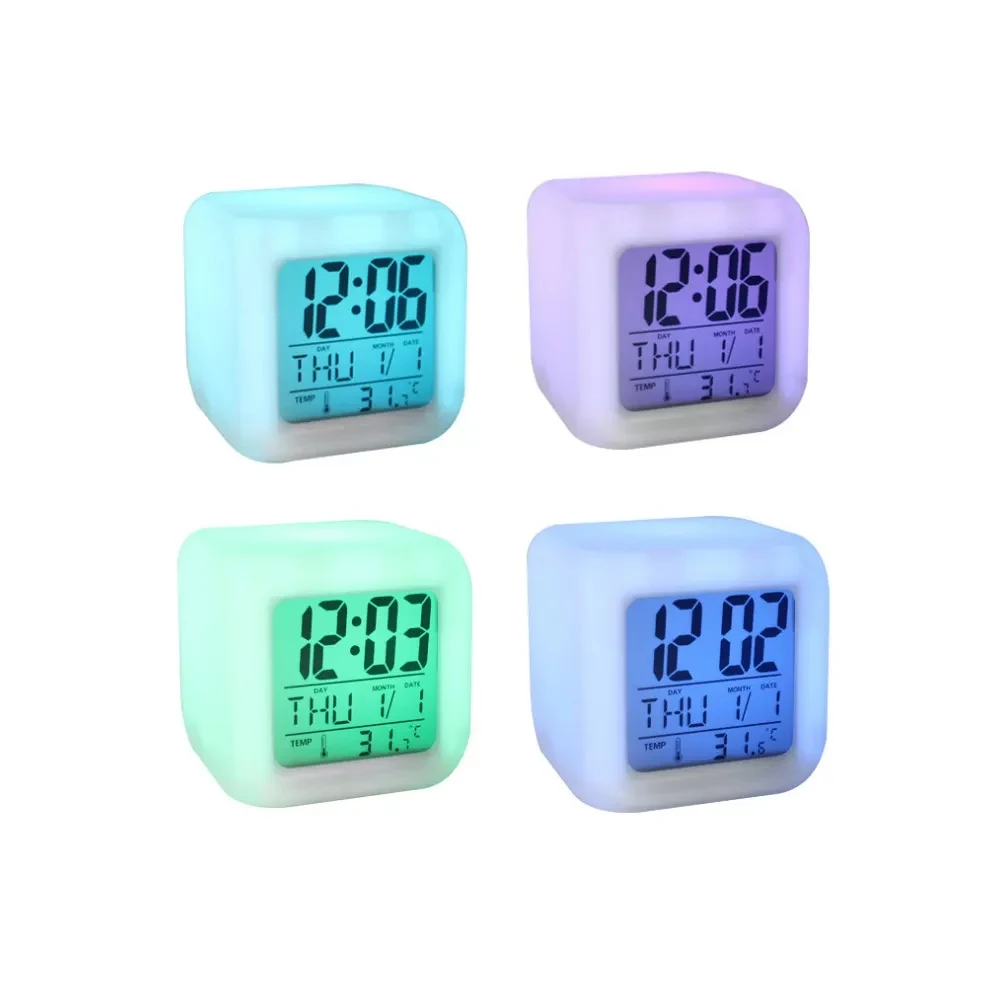 Color Change Digital Alarm Clock 1