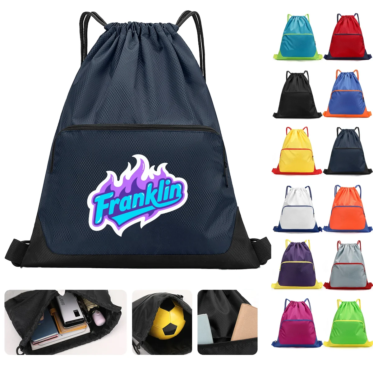 MOQ50 Drawstring Gym Bag 1
