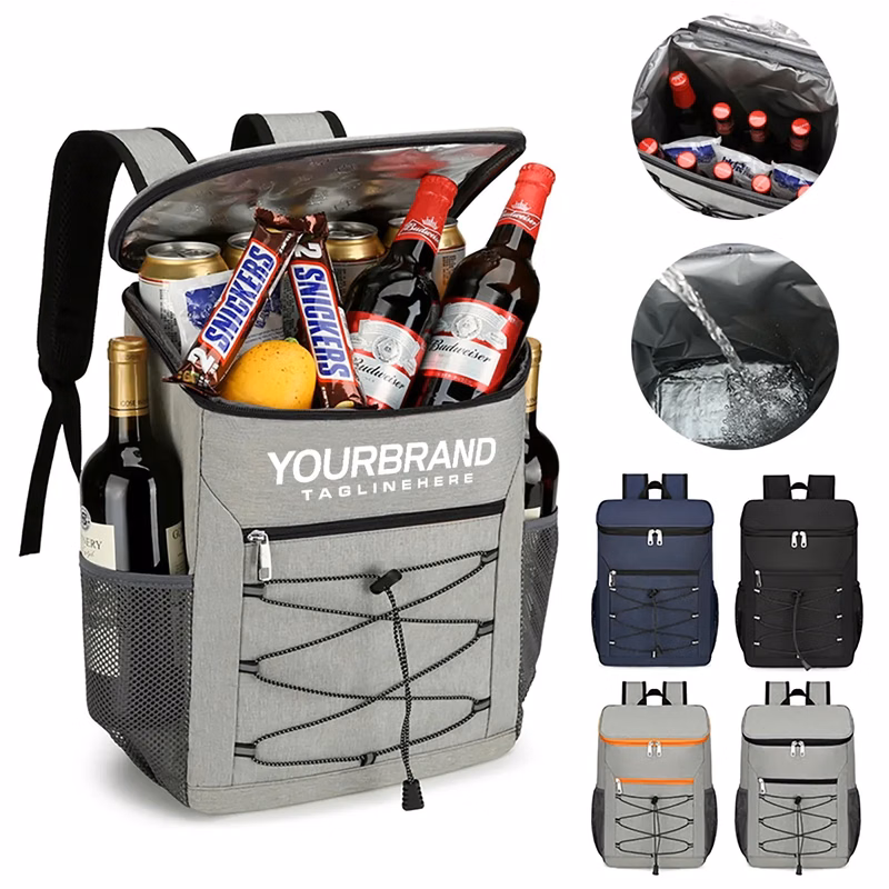 Branded Logo Cooler Bag Insulated Camping Lunch Backpack