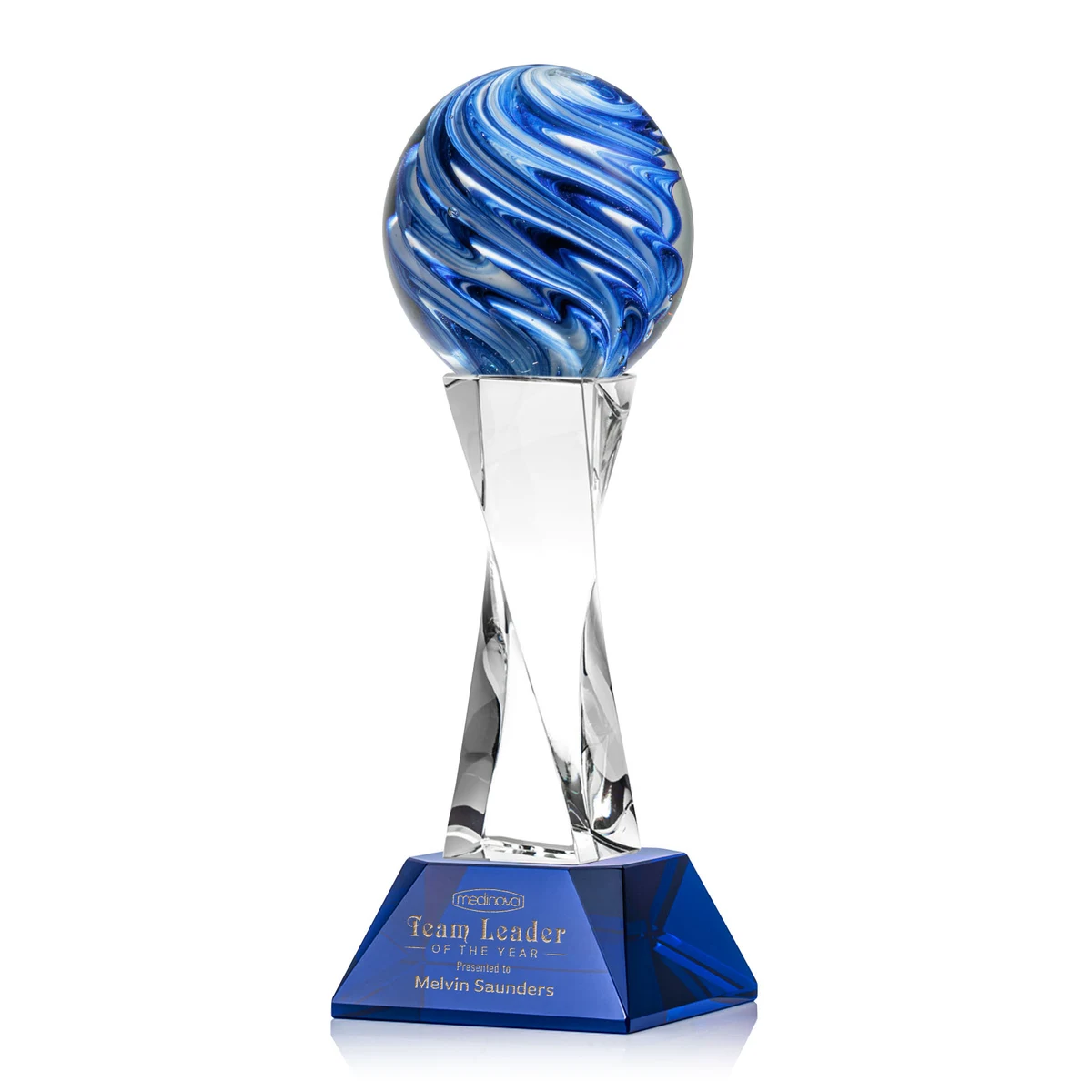 Naples Award on Langport Base - Blue 1