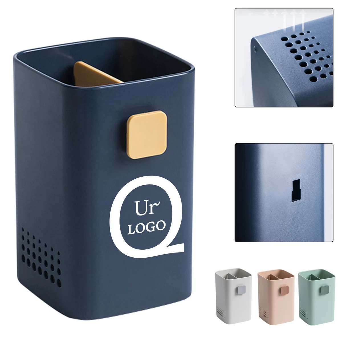 Nail-Free Wall-Mounted Chopstick Cage 1