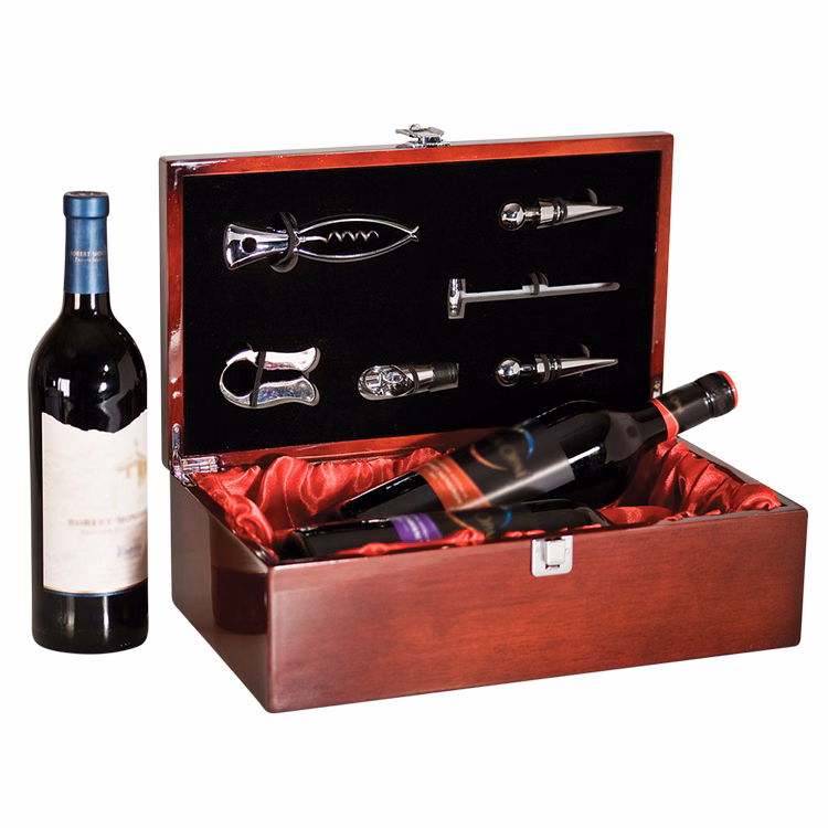 Vincenza Rosewood Double Wine Box